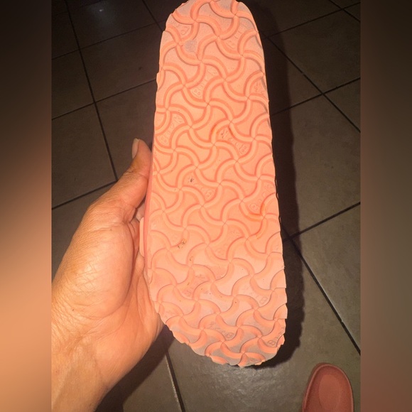 Birkenstock Light Coral Footbed Sandals - Picture 6 of 6